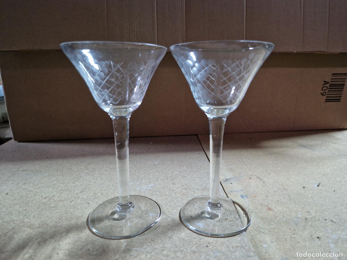 Sammeln: 2 BONITAS COPAS DE CRISTAL. MEDIDA 17*8