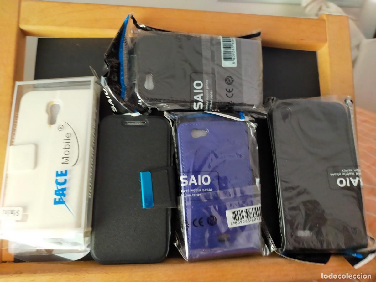 Coleccionismo: LOTE DE 5 FUNDAS M&Oacute;VIL CON CIERRE A ESTRENAR. DE MODELOS A IDENTIFICAR. VARIOS COLORES