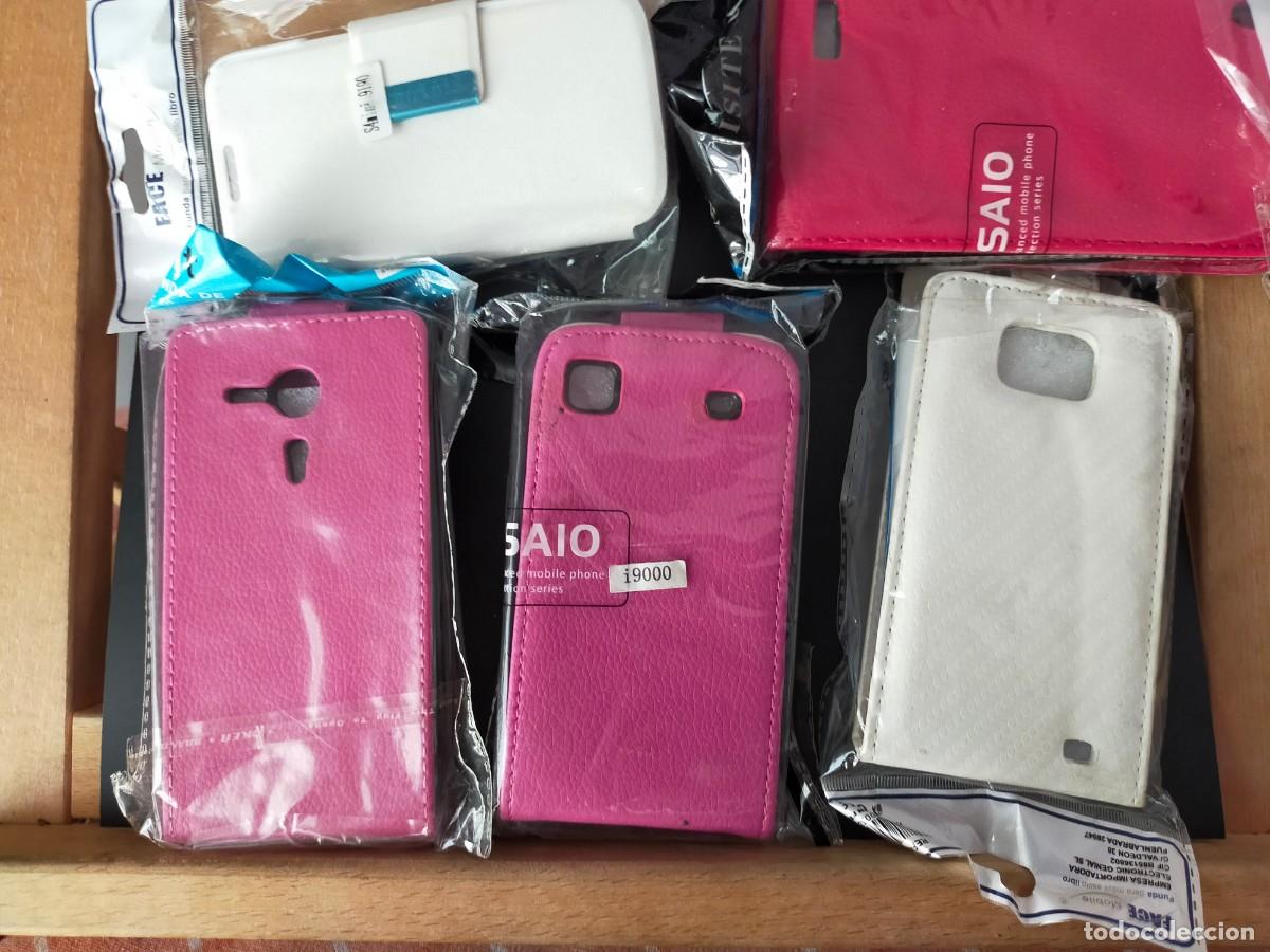 Coleccionismo: LOTE DE 5 FUNDAS M&Oacute;VIL CON CIERRE A ESTRENAR. DE MODELOS A IDENTIFICAR. VARIOS COLORES