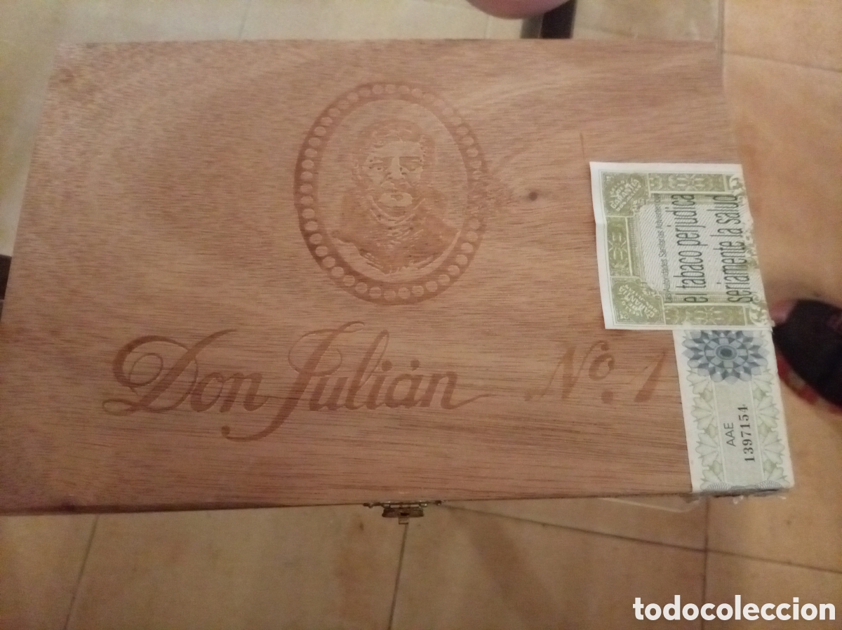 Coleccionismo: Caja de puros don Juli&aacute;n