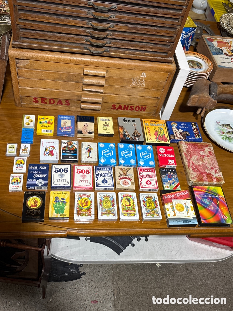 Coleccionismo: Lote de 36 barajas de cartas