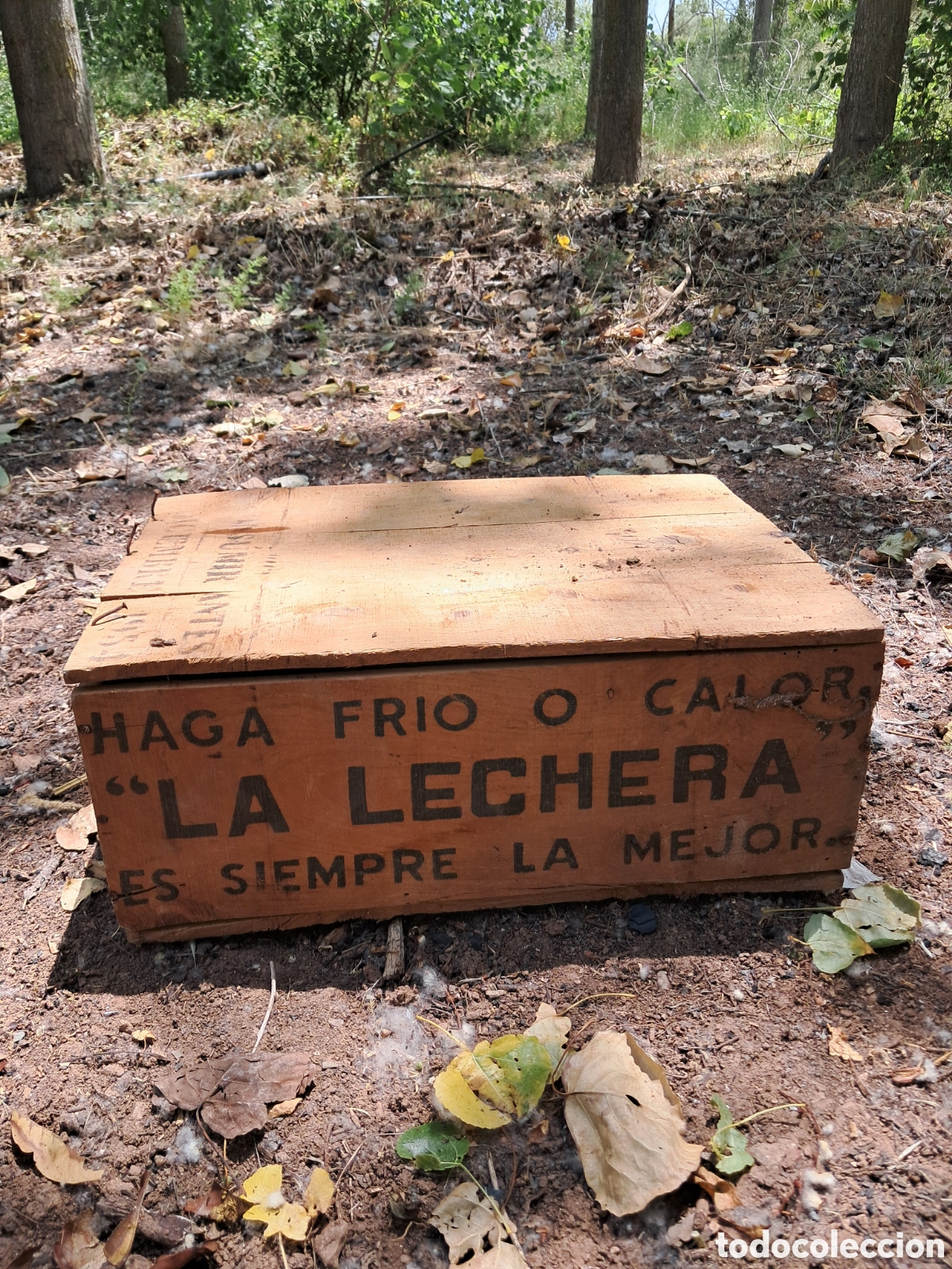 Coleccionismo: Caja de Madera La Lechera - Foto 2