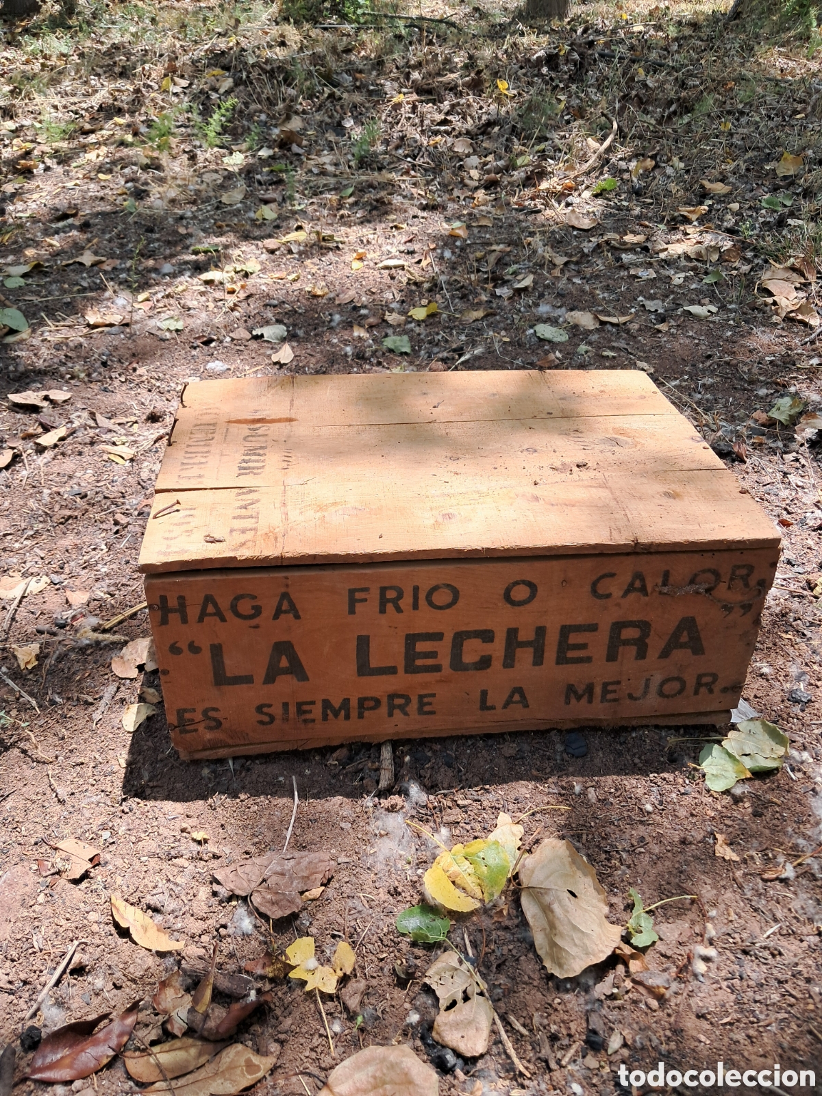 Coleccionismo: Caja de Madera La Lechera - Foto 3