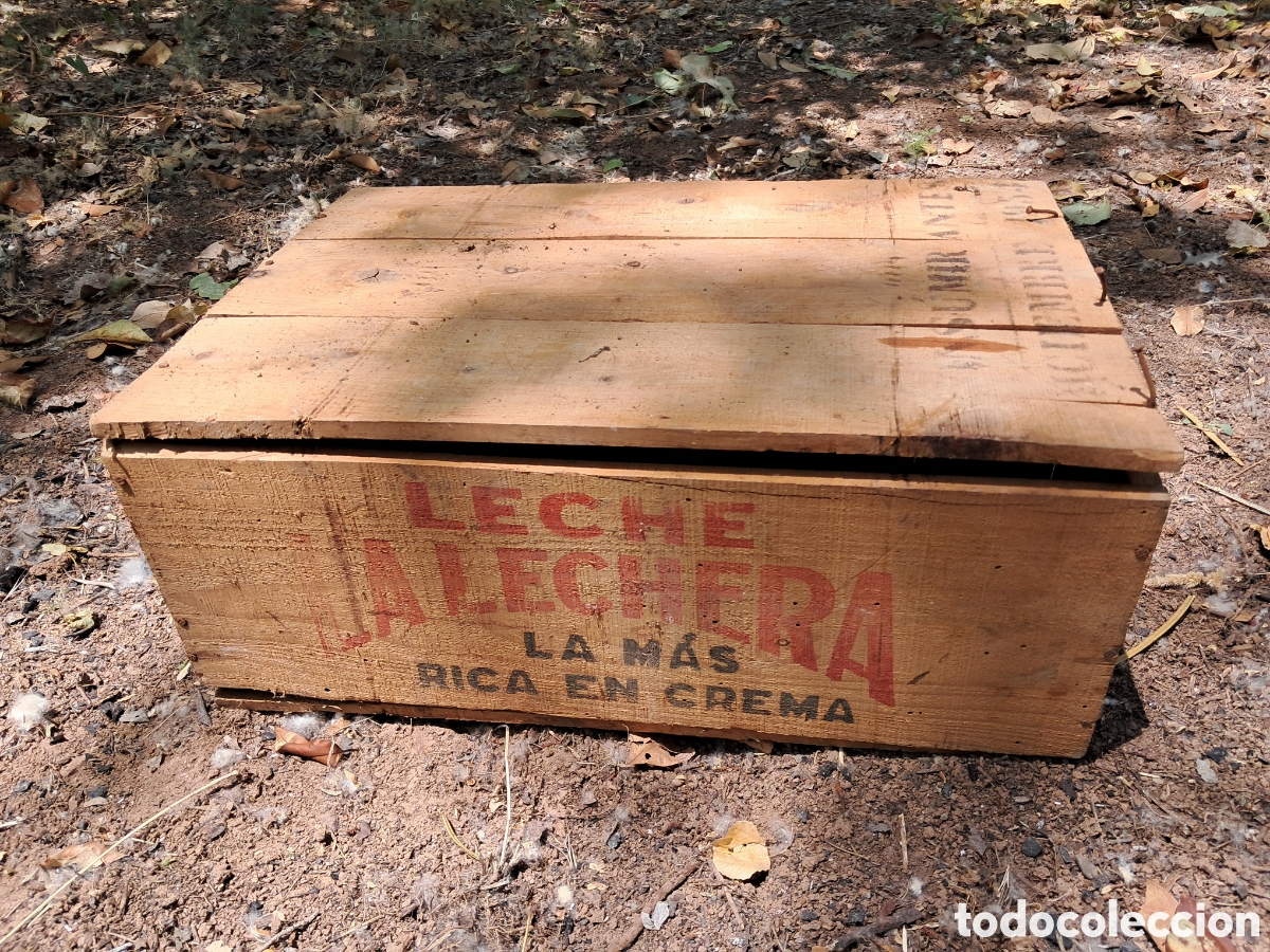 Coleccionismo: Caja de Madera La Lechera - Foto 5
