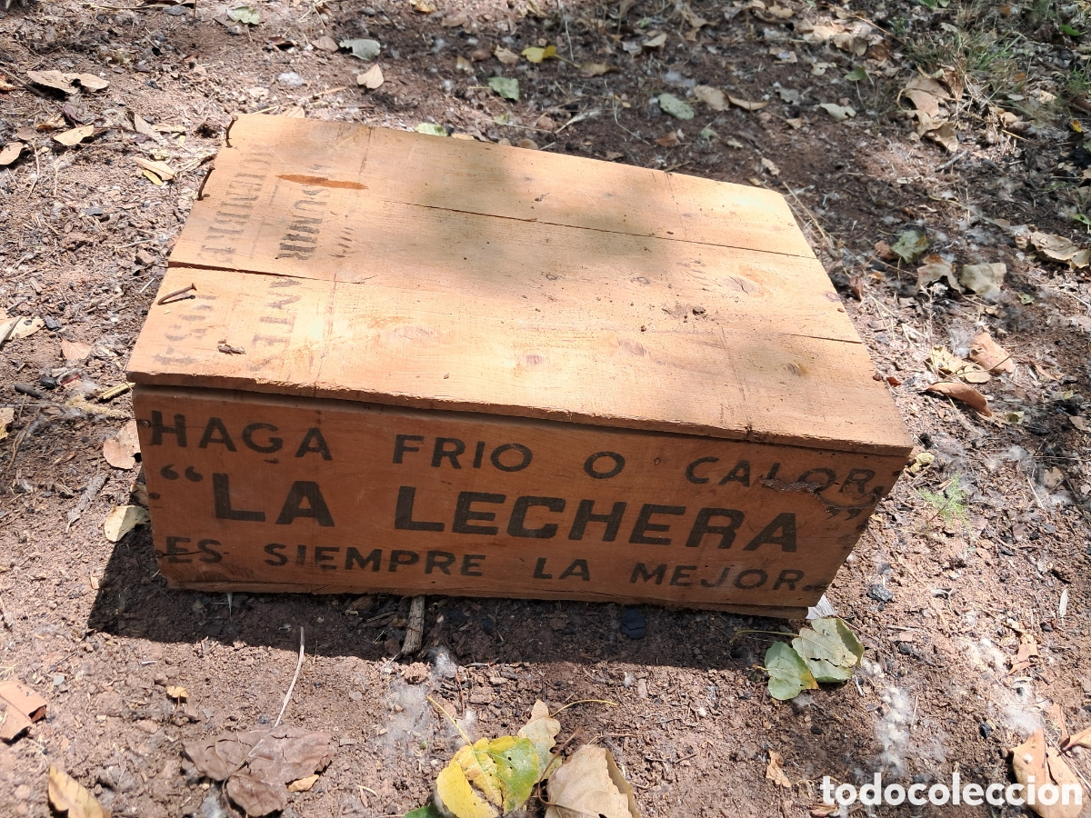 Coleccionismo: Caja de Madera La Lechera