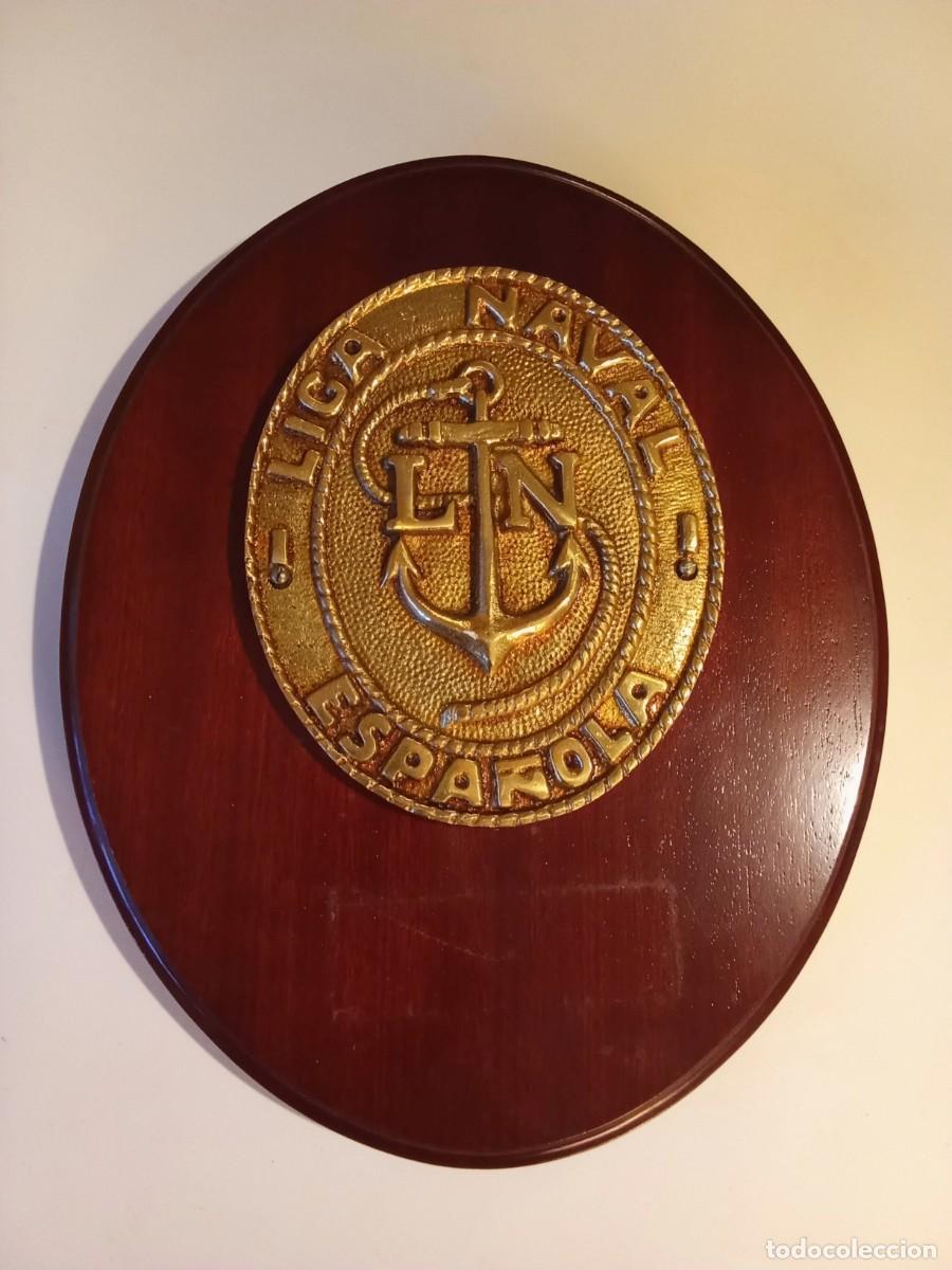 Coleccionismo: Metopa original de la Liga Naval Espa&ntilde;ola