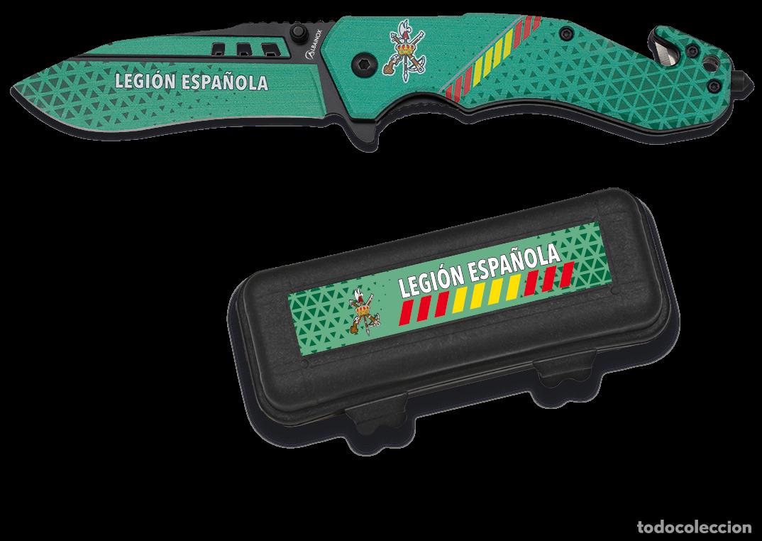 Coleccionismo: Navaja Albainox LEGION ESPA&Ntilde;OLA.caja:ABS 18706