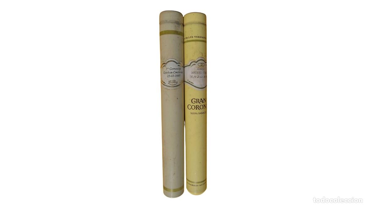 Collecting: LOTE 2 PUROS LA PAZ GRAN CORONA - 100% TABACO - TUBOS ORIGINALES - 1997
