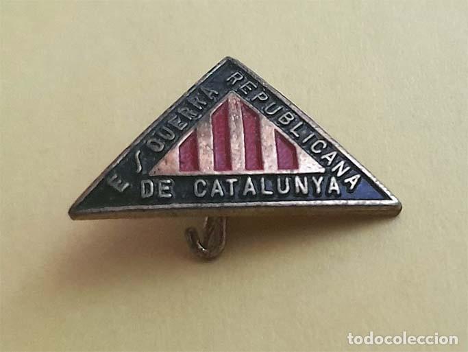 Coleccionismo: Insignia Esquerra Republicana de Catalunya 1.977