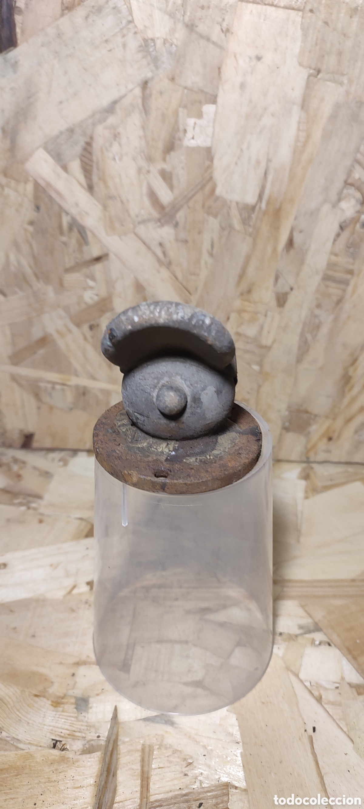 Coleccionismo: Antiguo molde matriz de n&iacute;quel para fabricar figura de juguete, desconozco que figura es.