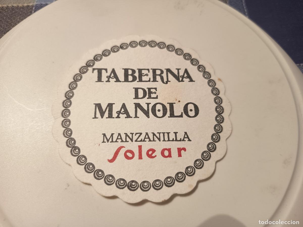Coleccionismo: POSAVASOS TABERNA DE MANOLO-MANZANILLA SOLEAR