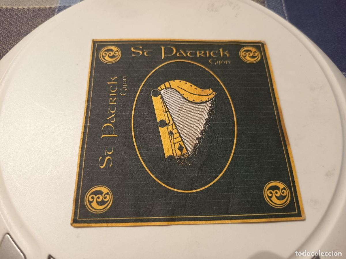 Coleccionismo: POSAVASOS CAFE BAR MARQUES DE SAN ESTEBAN-ST PATRICK-GIJON-ASTURIAS