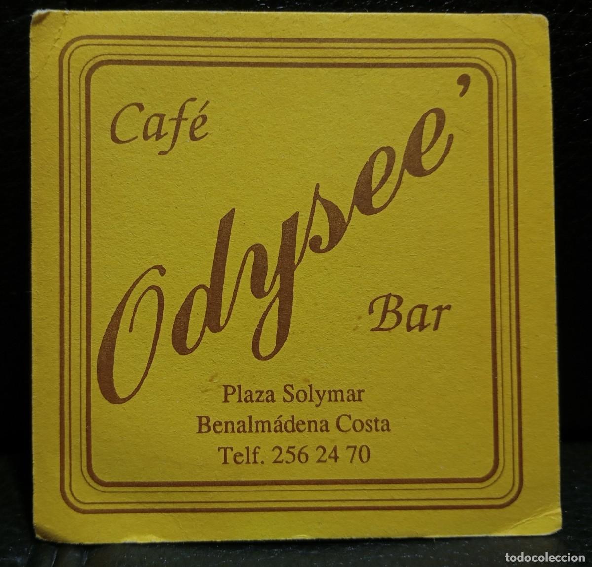 Coleccionismo: CAFE ODYSEE BAR - POSAVASOS - BENALMADENA COSTA MALAGA - CERVEZA - REFRESCOS - SIDRA - BITTER
