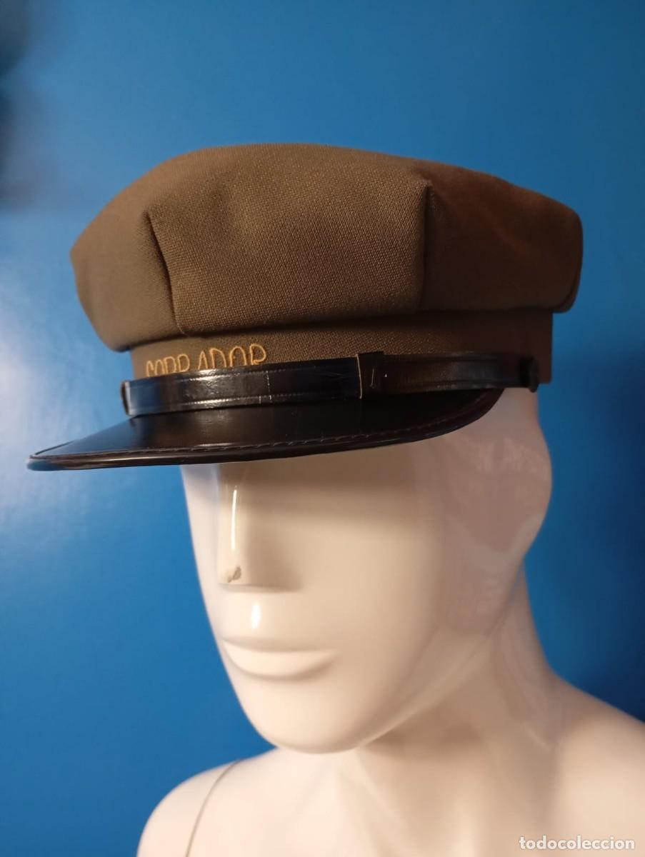 Coleccionismo: Gorra de cobrador de billete de troleb&uacute;s NESA San Sebasti&aacute;n 45 c&eacute;ntimos (a&ntilde;o a identificar)