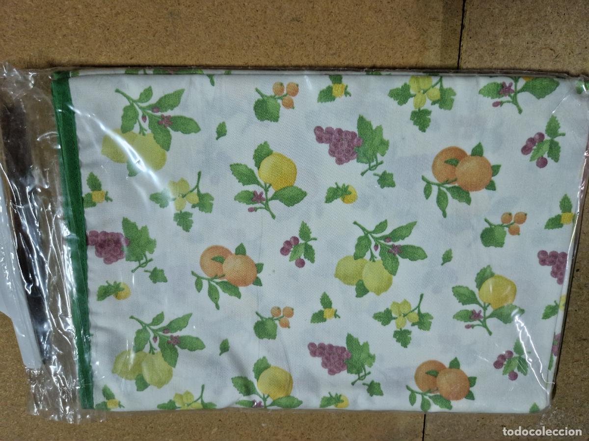 Coleccionismo: BONITO MANTEL DE COCINA. DISE&Ntilde;O DE FRUTAS. MEDIDA 140*100