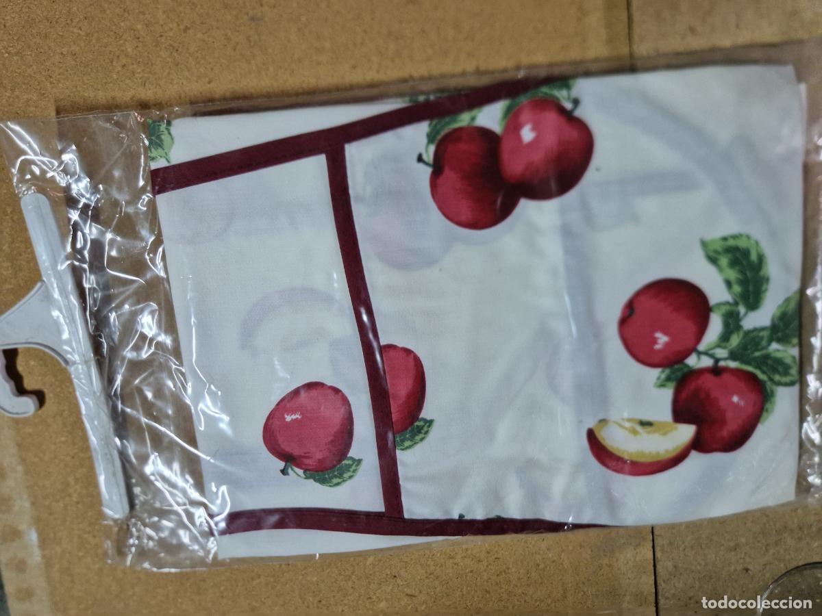 Coleccionismo: BONITO DELANTAL DE COCINA. DISE&Ntilde;O DE MANZANAS.