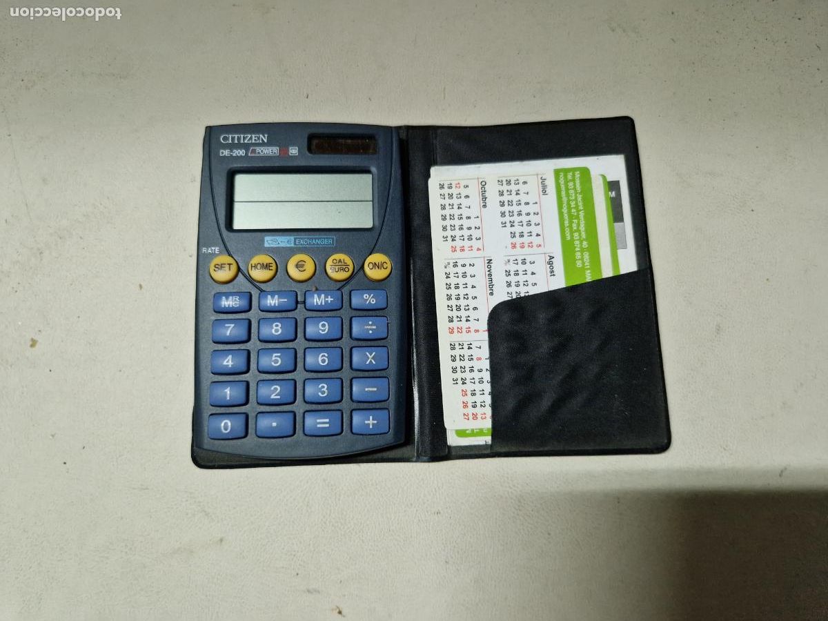 Coleccionismo: BONITA CALCULADORA DE BOLSILLO. CITTIZEN.