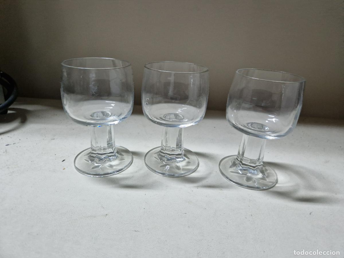 Coleccionismo: 3 BONITAS COPAS DE CRISTAL. MEDIDA 11*6