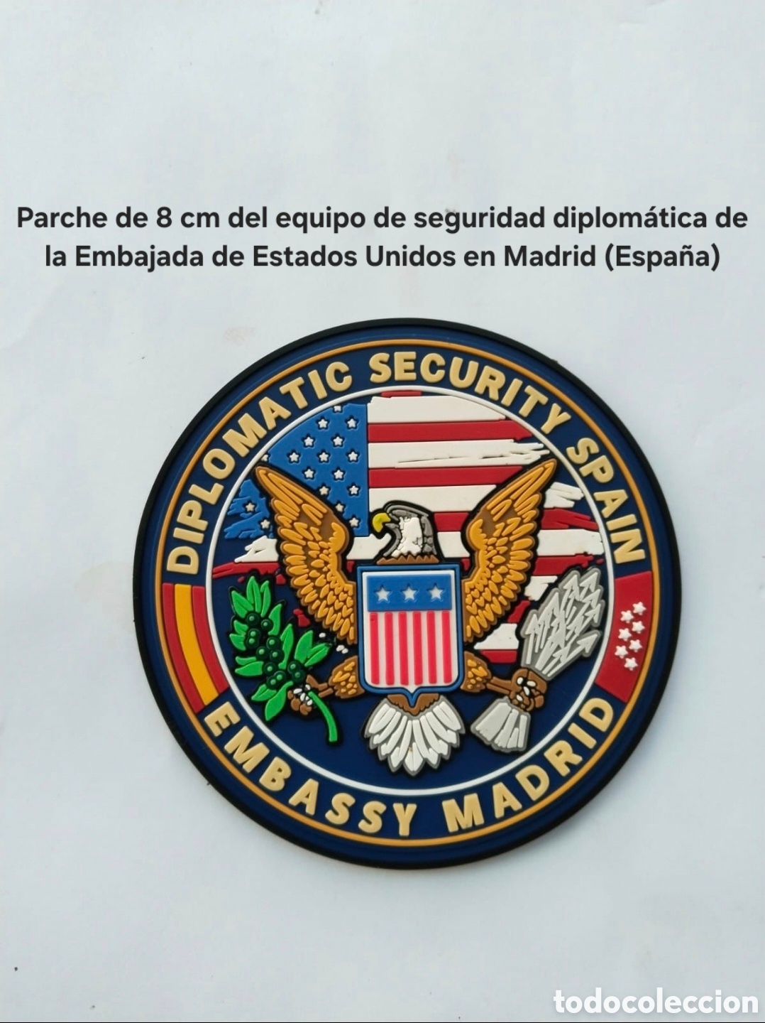 Coleccionismo: PARCHE SEGURIDAD EMBAJADA DE ESTADOS UNIDOS