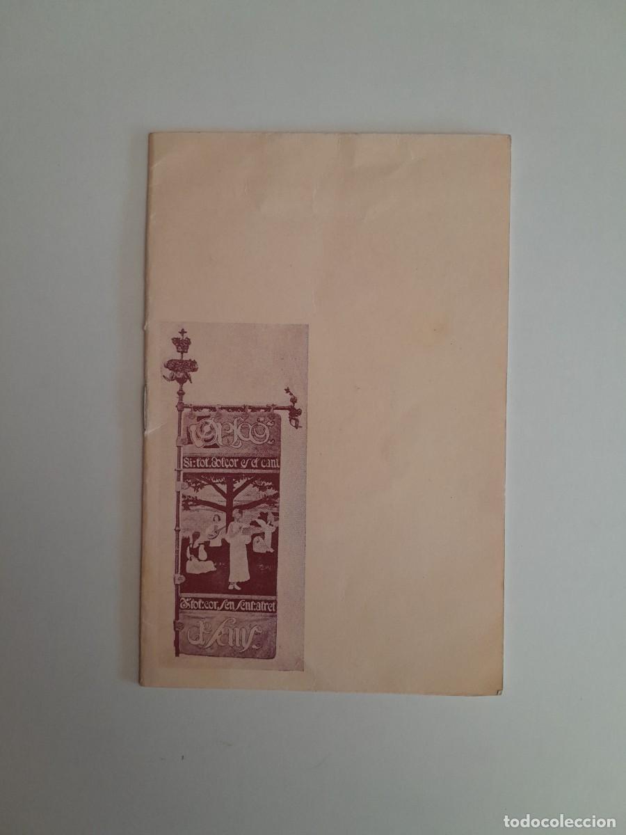 Coleccionismo: PROGRAMA CONCERT ORFE&Oacute; DE SANTS 10 MAIG 1964 (BARCELONA, 1964)