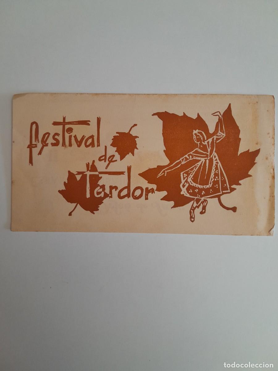 Coleccionismo: PROGRAMA II FESTIVAL DE TARDOR DE L'ORFE&Oacute; DE SANTS 13 NOVEMBRE 1960 (BARCELONA, 1960)