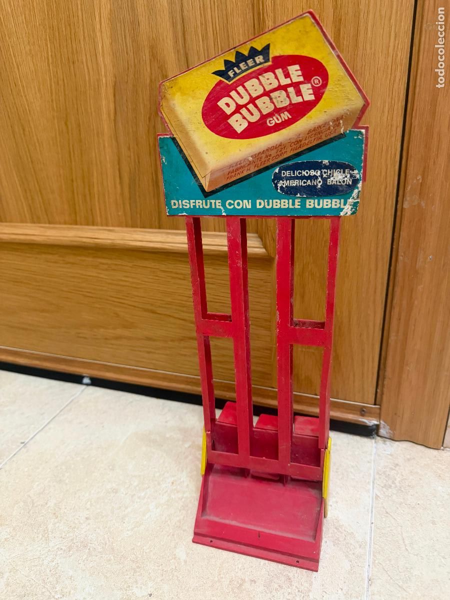 Coleccionismo: Expositor de chicle fleer dubble bubble - Foto 1