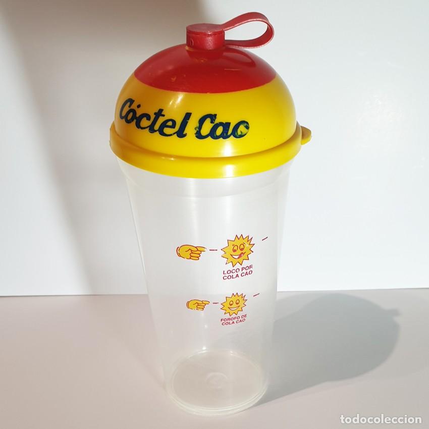 Collezionismo: COCTEL CAO VINTAGE COLA CAO. VASO MEZCLADOR SHAKER NUTREXPA A&Ntilde;OS 80/90. IDEAL COLECCI&Oacute;N! ORIGINAL.