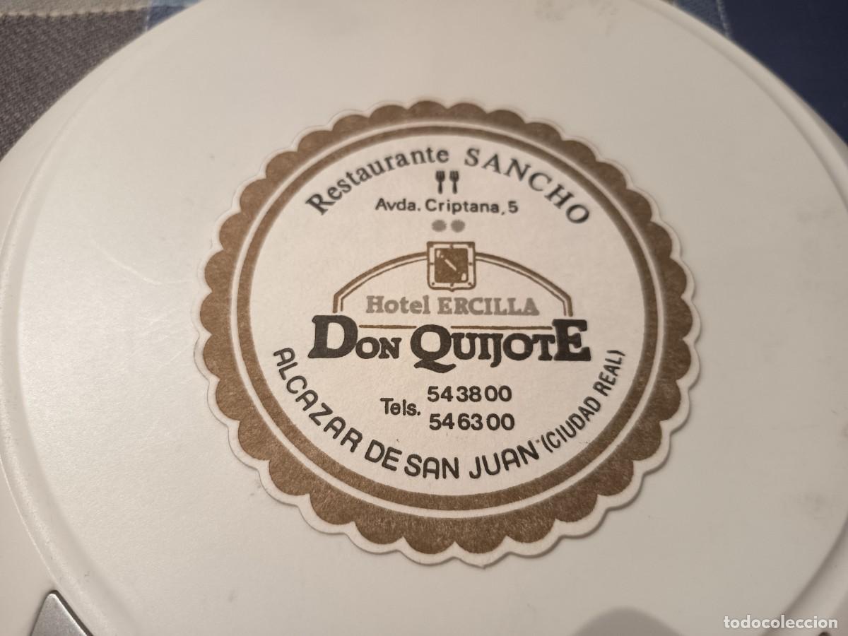 Coleccionismo: POSAVASOS RESTAURANTE SANCHO-HOTEL ERCILLA-ALCAZAR DE SAN JUAN-CIUDAD REAL