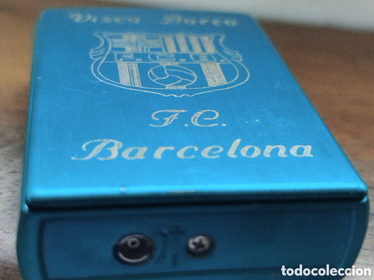 Coleccionismo: Mechero F.C. Barcelona vintage