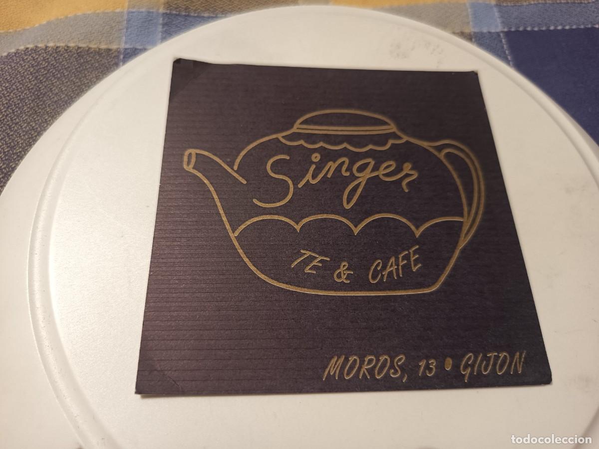 Coleccionismo: POSAVASOS CAFE & TE SINGER-GIJON-ASTURIAS