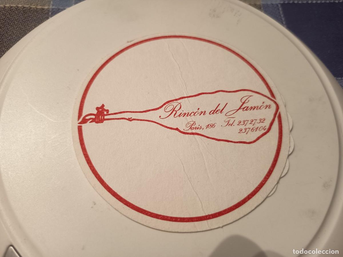 Coleccionismo: POSAVASOS BAR EL RINCON DEL JAMON-BARCELONA