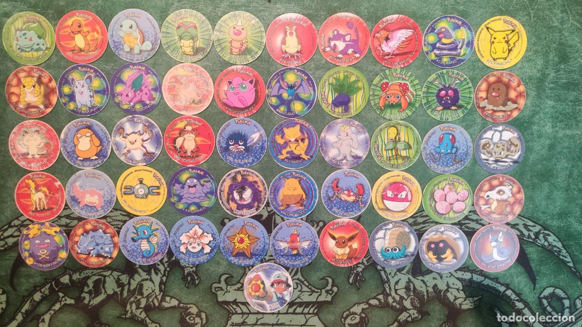 Coleccionismo: Colecci&oacute;n Pok&eacute;mon tazo variante hispano-griego (51/51)