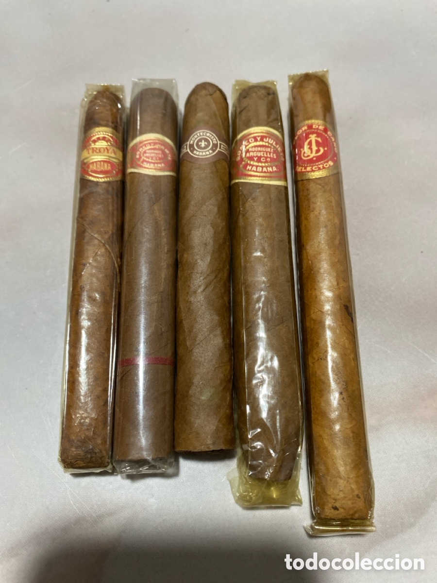 Coleccionismo: Lote tabaco puro Habana la flor de cano Romeo y Julieta Montecristo Troya