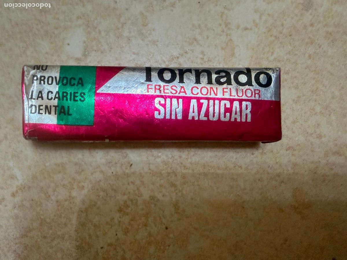 Coleccionismo: Paquete de chicles tornado sin abrir