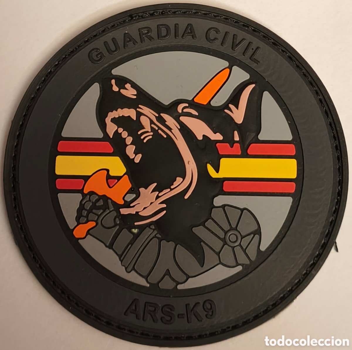 Coleccionismo: PARCHE EMBLEMA DE BRAZO GOMA INYECTADA A COLOR G. CIVIL ARS-K9