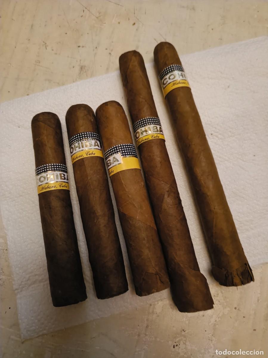 Coleccionismo: LOTE DE 5 PUROS COHIBAS CIGARROS