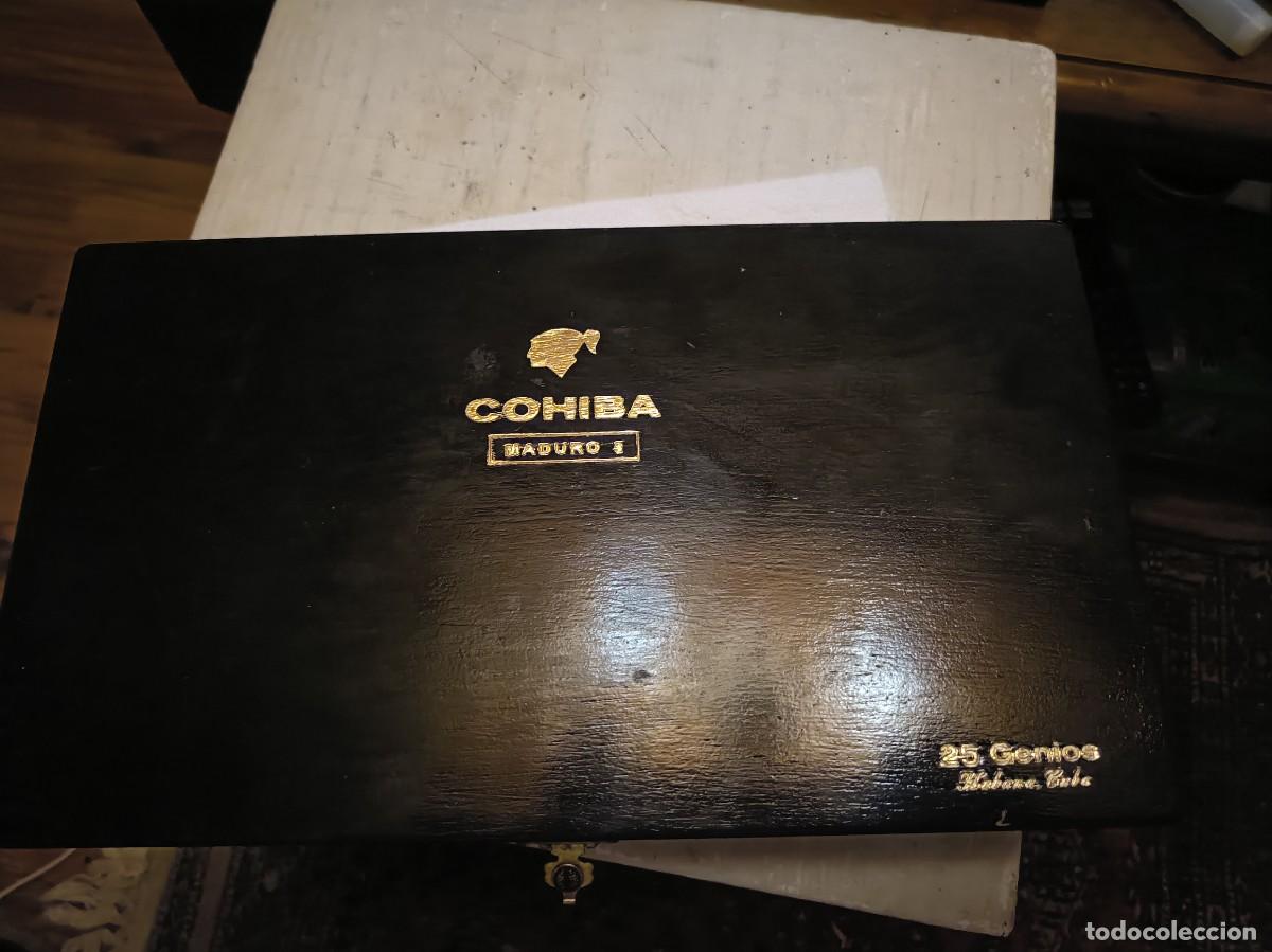 Coleccionismo: CAJA MADERA COHIBAS MADURO 5