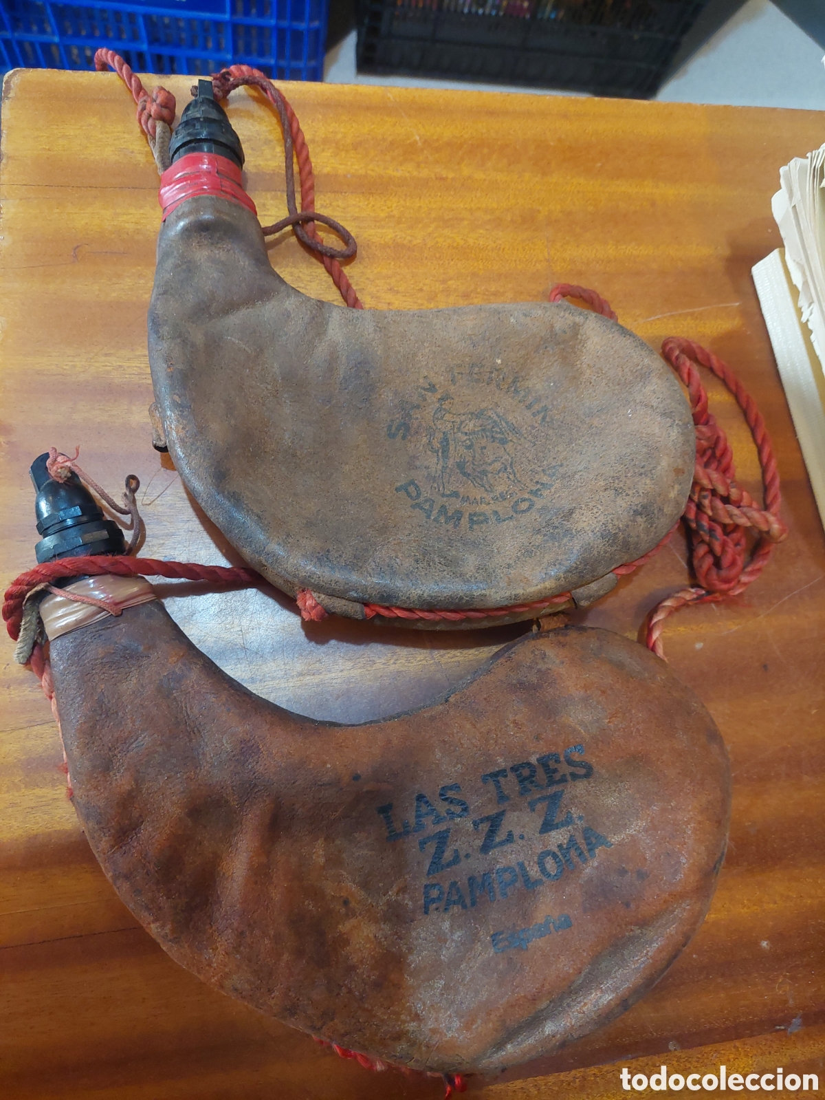Coleccionismo: BOTAS VINO ANTIGUAS PAMPLONA SAN FERMIN,ZZZ