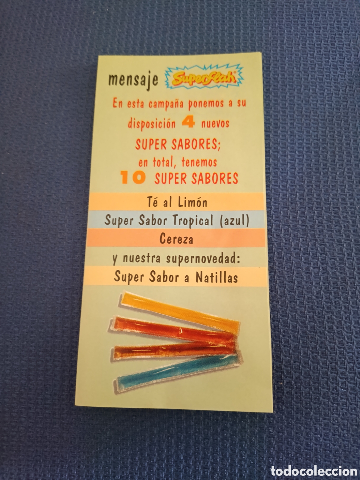 Coleccionismo: CARTEL PUBLICITARIO SUPERFLAH A&Ntilde;OS 90