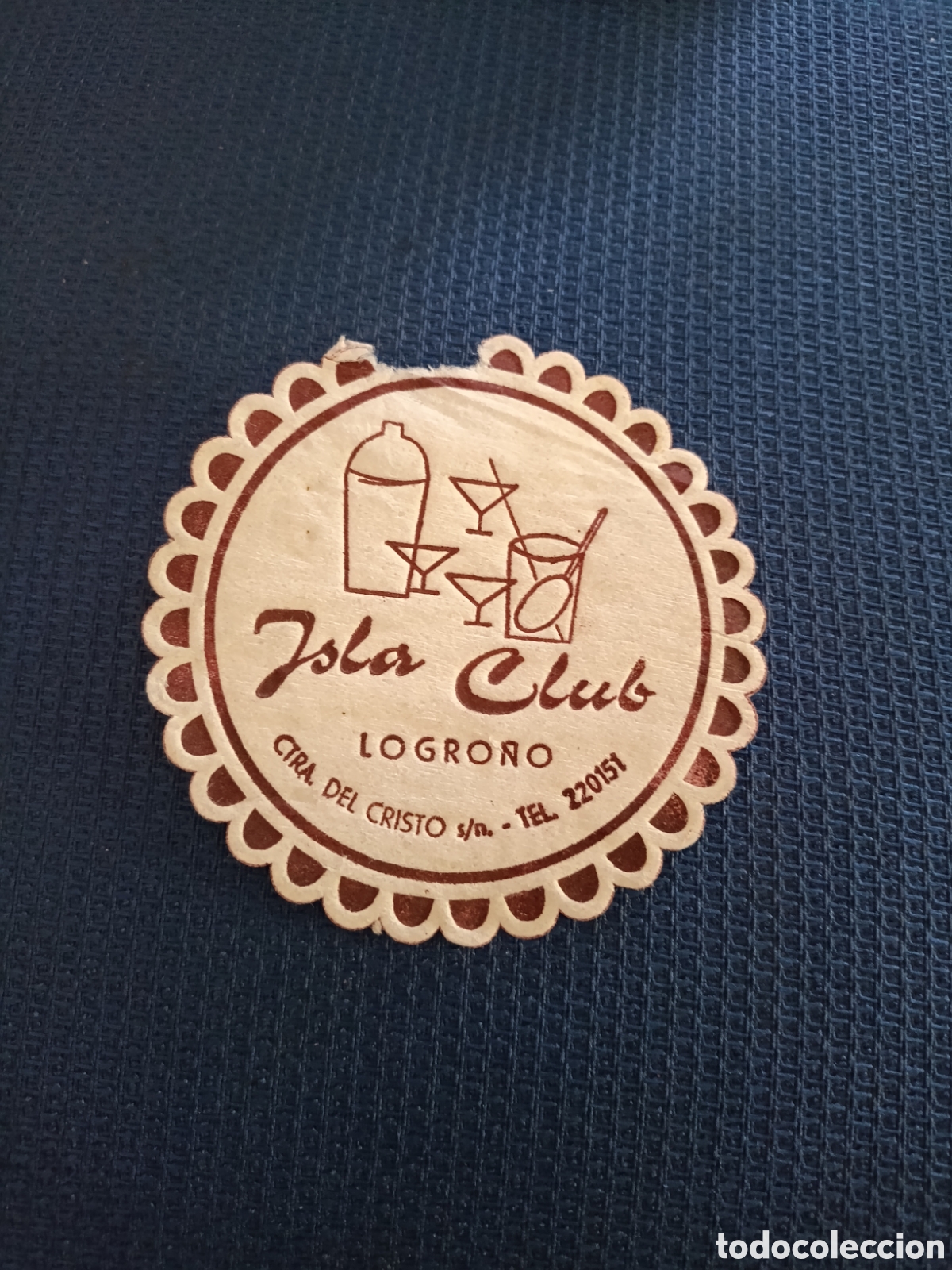 Coleccionismo: LOGRO&Ntilde;O JOLA CLUB [ POSAVASOS A&Ntilde;OS 40 ]