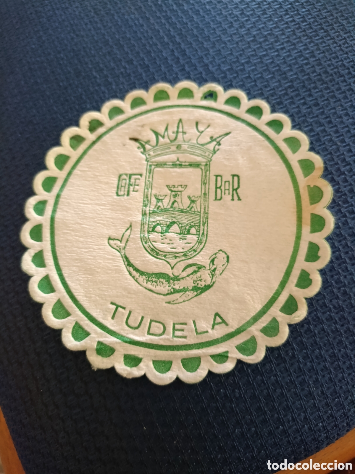Coleccionismo: Caf&eacute; Bar Tudela [ POSAVASOS A&Ntilde;OS 40 ]