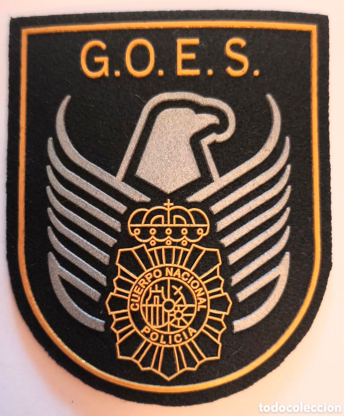 Coleccionismo: PARCHE EMBLEMA DE BRAZO INYECTADO A COLOR CON VELCRO G.O.E.S. POLIC&Iacute;A NACIONAL