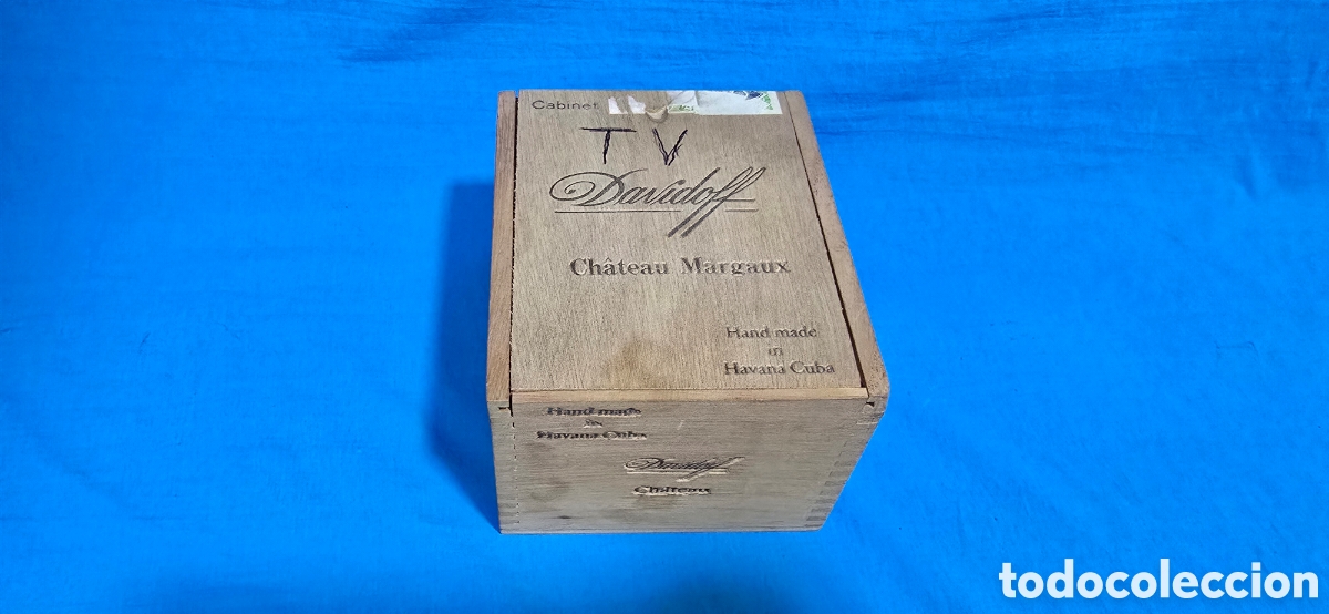 Coleccionismo: CAJA DE PUROS VACIA DAVIDOFF 25 CHATEAU MARGAUX , CABINET
