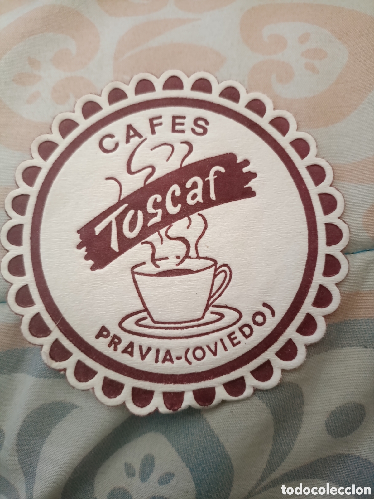 Coleccionismo: Caf&eacute;s toscaf Oviedo [ POSAVASOS A&Ntilde;OS 40 ]