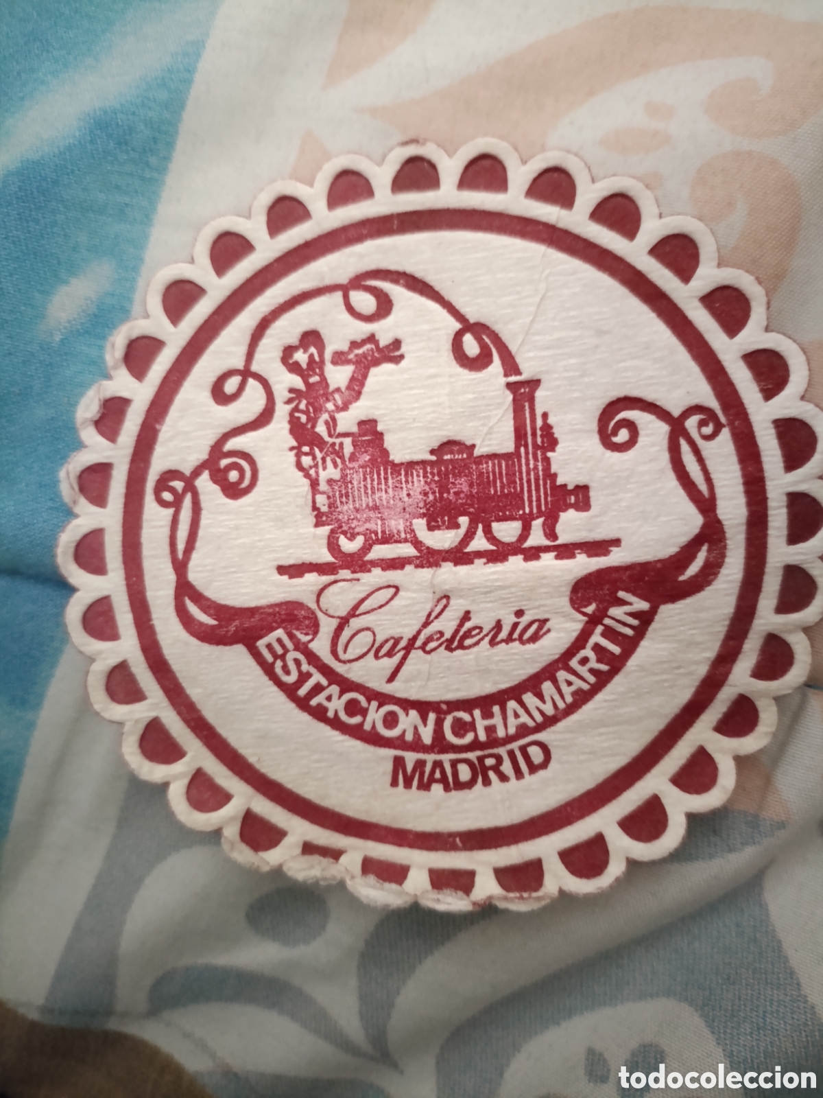 Coleccionismo: Cafeter&iacute;a estaci&oacute;n charmat&iacute;n Madrid [ POSAVASOS A&Ntilde;OS 40 ]
