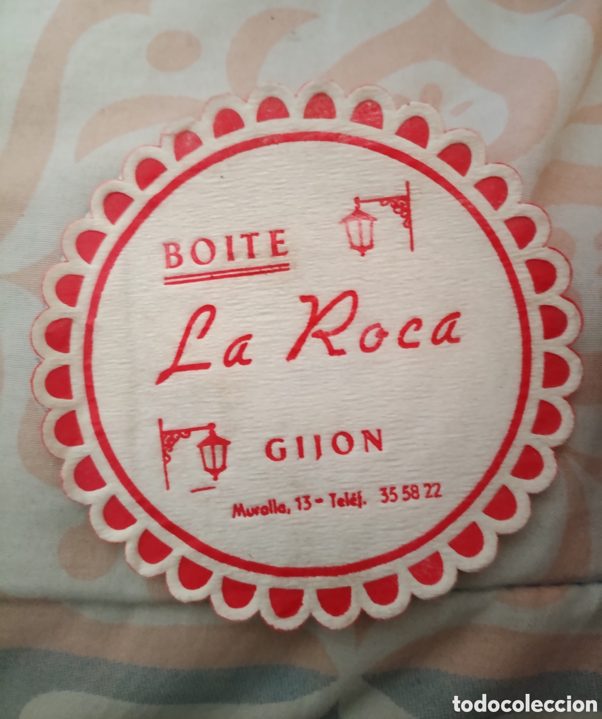Coleccionismo: BOITE LA ROCA GIJON [ POSAVASOS A&Ntilde;OS 40 ]