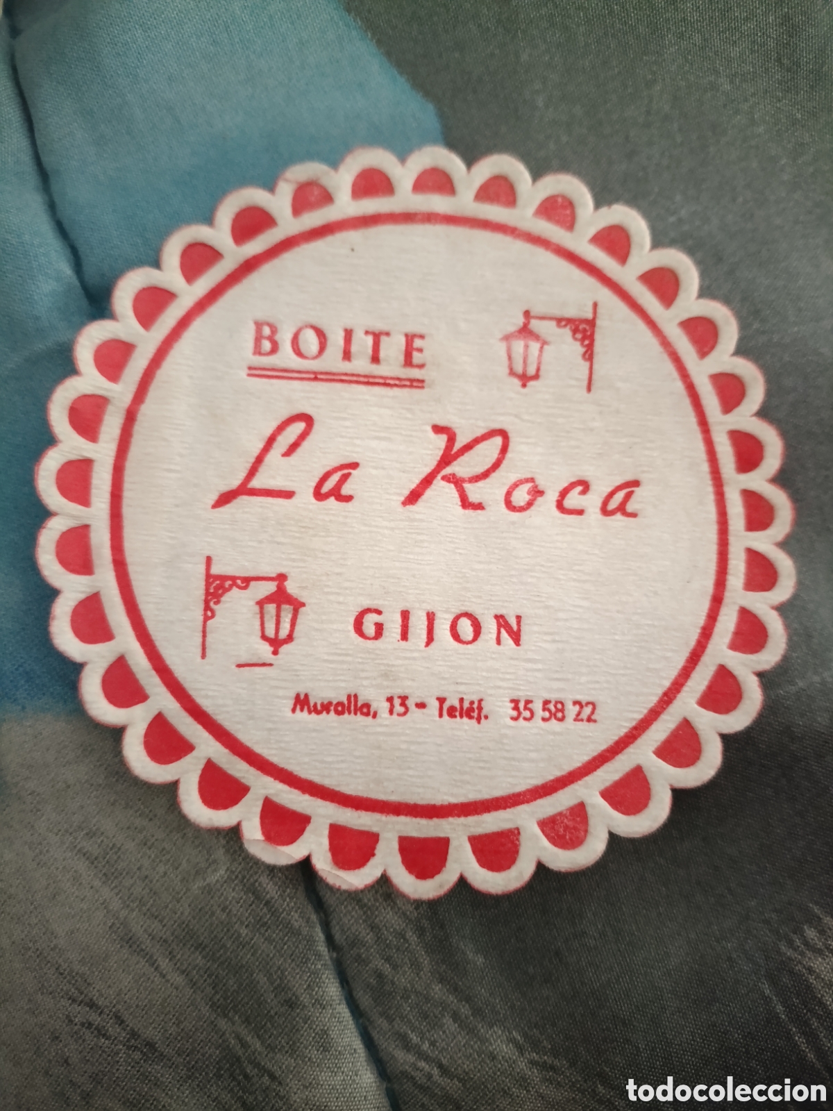 Coleccionismo: BOITE LA ROCA GIJON [ POSAVASOS A&Ntilde;OS 40 ]
