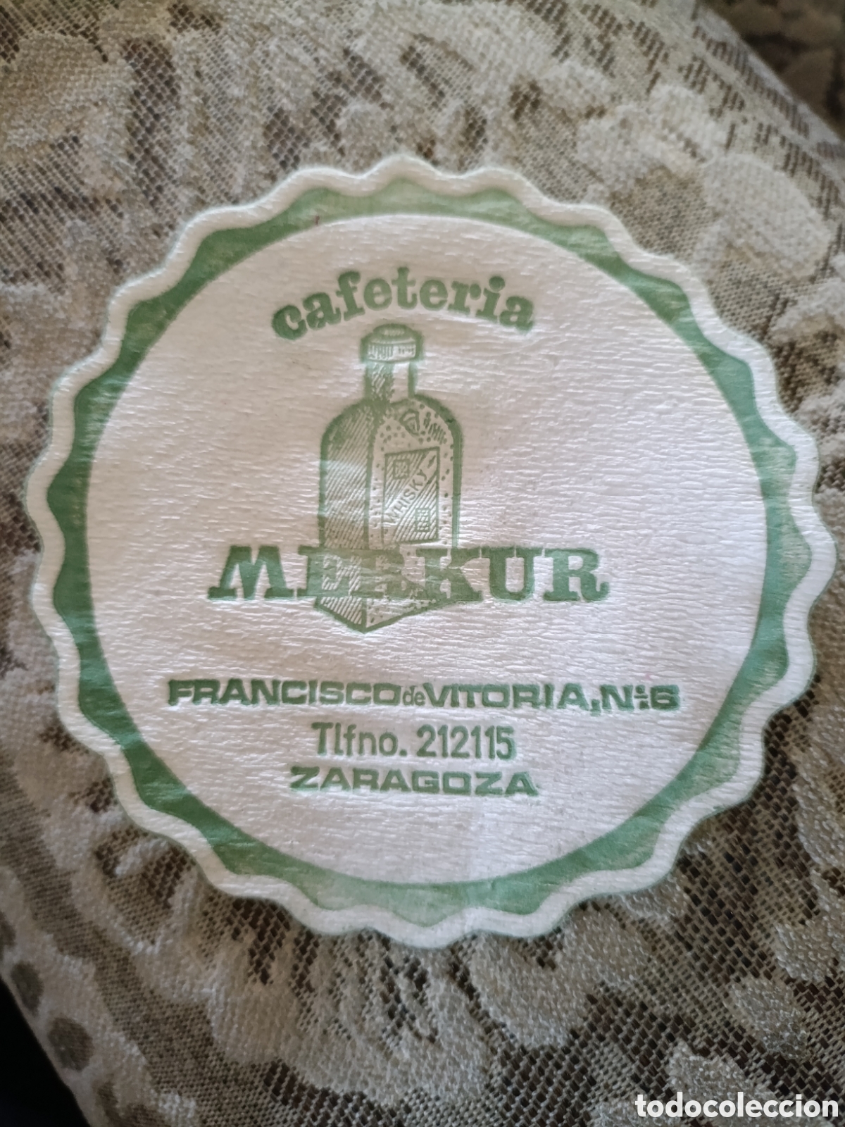 Coleccionismo: CAFETER&Iacute;A MERKUR Zaragoza [ POSAVASOS A&Ntilde;OS 40 ]