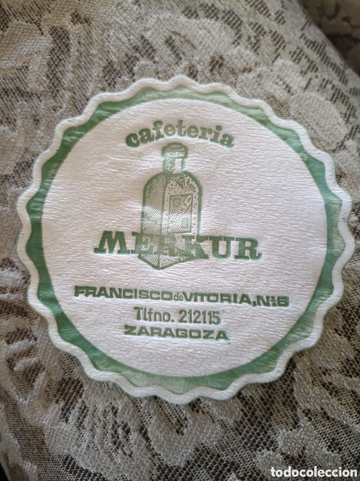 Coleccionismo: CAFETER&Iacute;A MERKUR Zaragoza [ POSAVASOS A&Ntilde;OS 40 ]