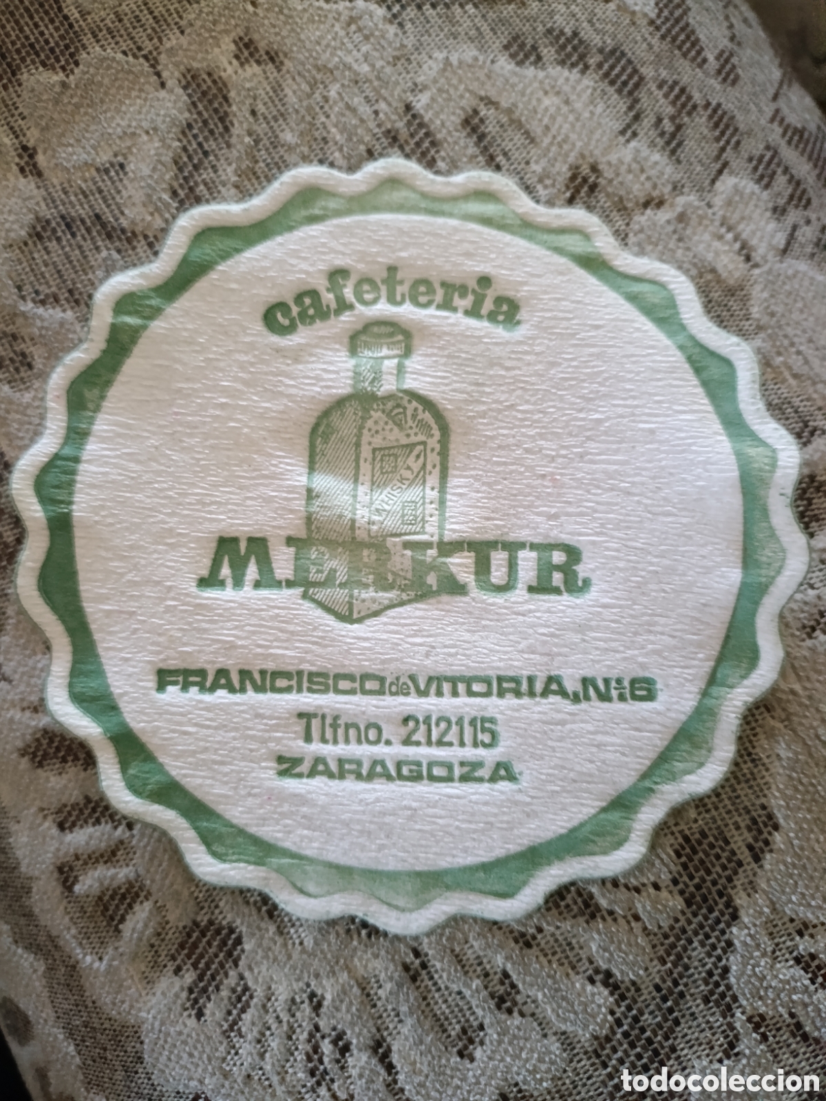 Coleccionismo: CAFETER&Iacute;A MERKUR Zaragoza [ POSAVASOS A&Ntilde;OS 40 ]